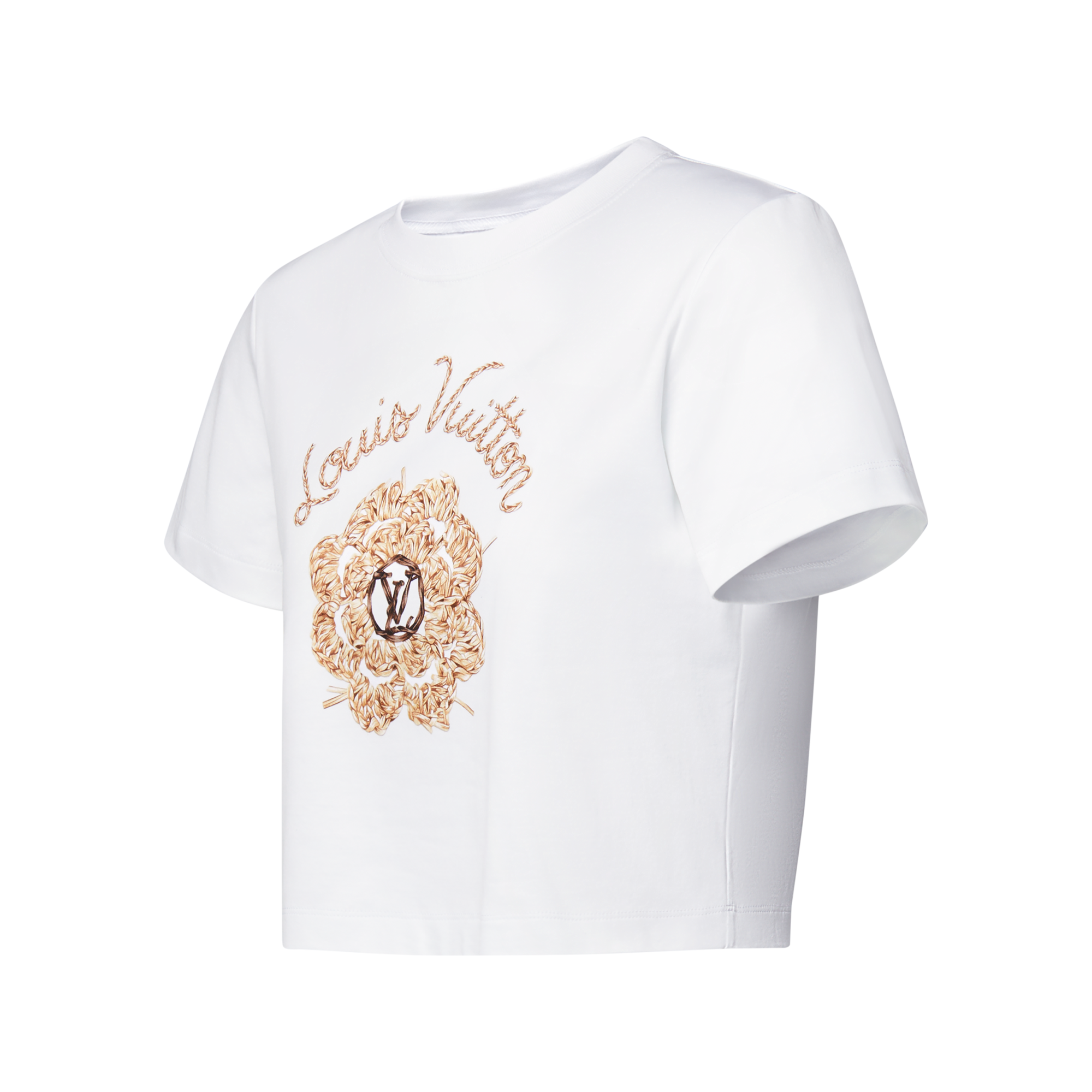 Woven Flower Print Crop Top - Women - Ready-to-Wear | LOUIS VUITTON ®
